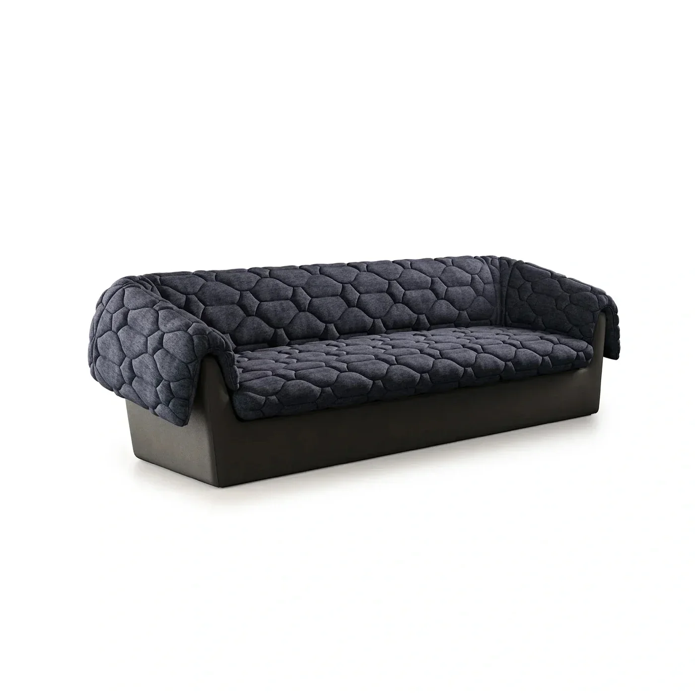 

New Italian model, flower sofa lazy wind straight row three people color matching, removable and washable fabric
