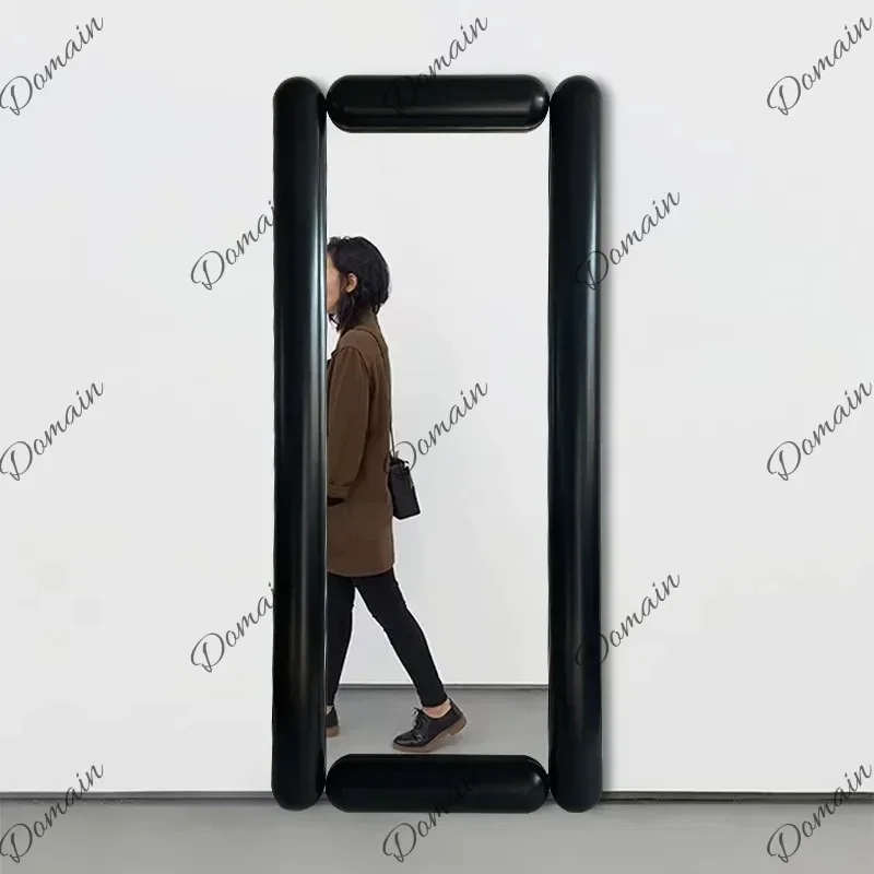 LZ Big Bed Room Mirrors Full Body Wall Sticker Nordic Princess Long Mirrors Full Body Living Room Espejos De Piso Room Decoratio
