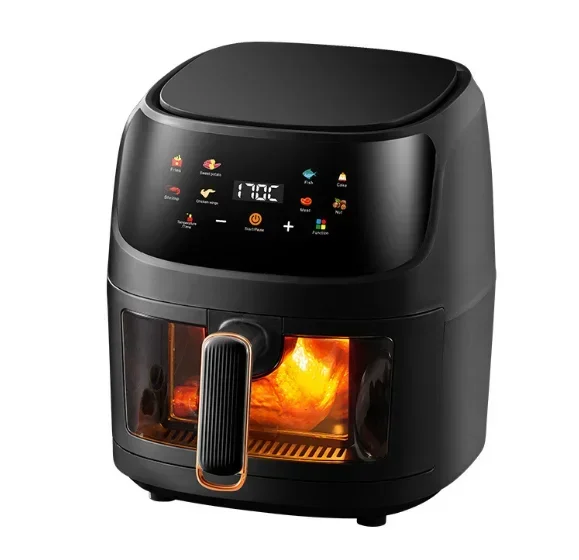 

New Arrival Factory Wholesale Customized Home Kitchen Easy Cooking Nonstick 8l Smart Electric Digital Touch Screen 8L Air Fryer
