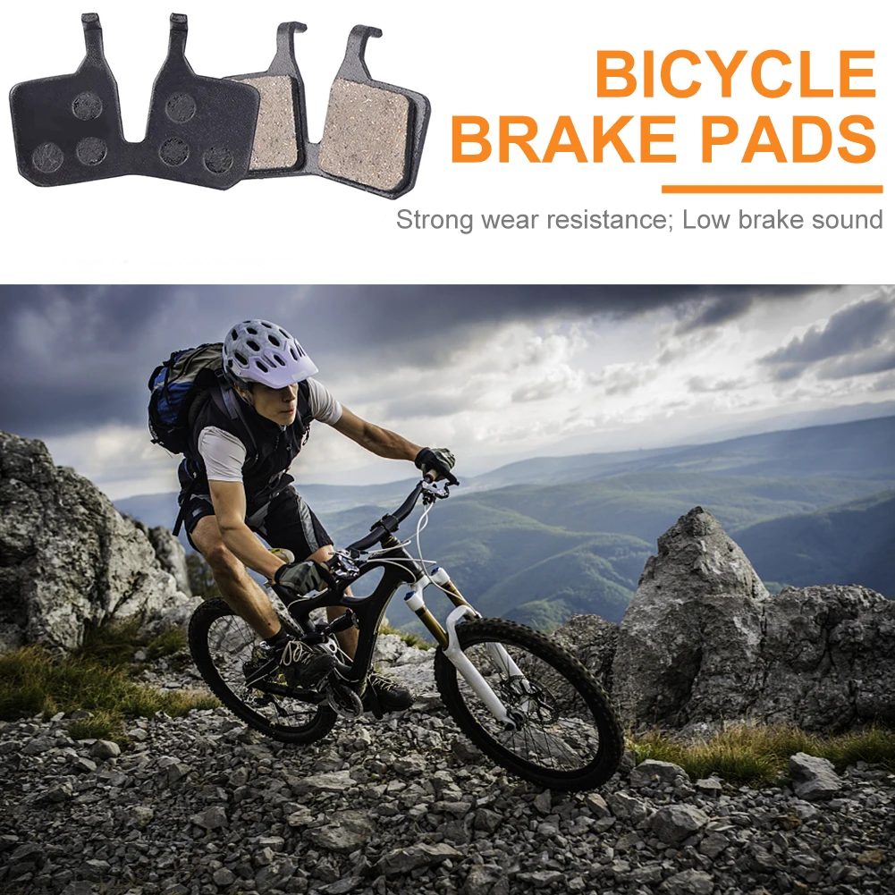 Bike Disc Brake Plate Pad Resin Mountain Bicycle Brake Quiet Wear- Replacement Accessories for Magura MT5 MT7