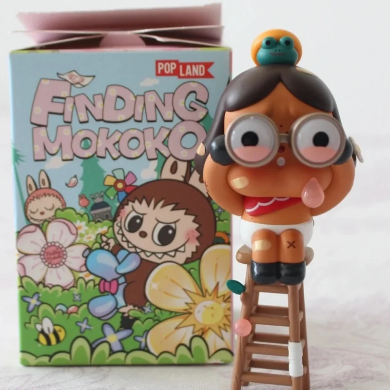 Genuine Popmart Searching For Mokoko Series Figure Blind Box Toy Trendy Decoration Gift Birthday Gifts For Girls Figure Trendy
