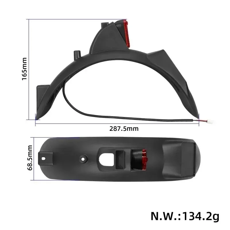 

Suitable Xiaomi 4Lite Second-generation Scooter 1pcs for Mudguard Tires, Mudguard, Rear Mudguard with Tail Lights