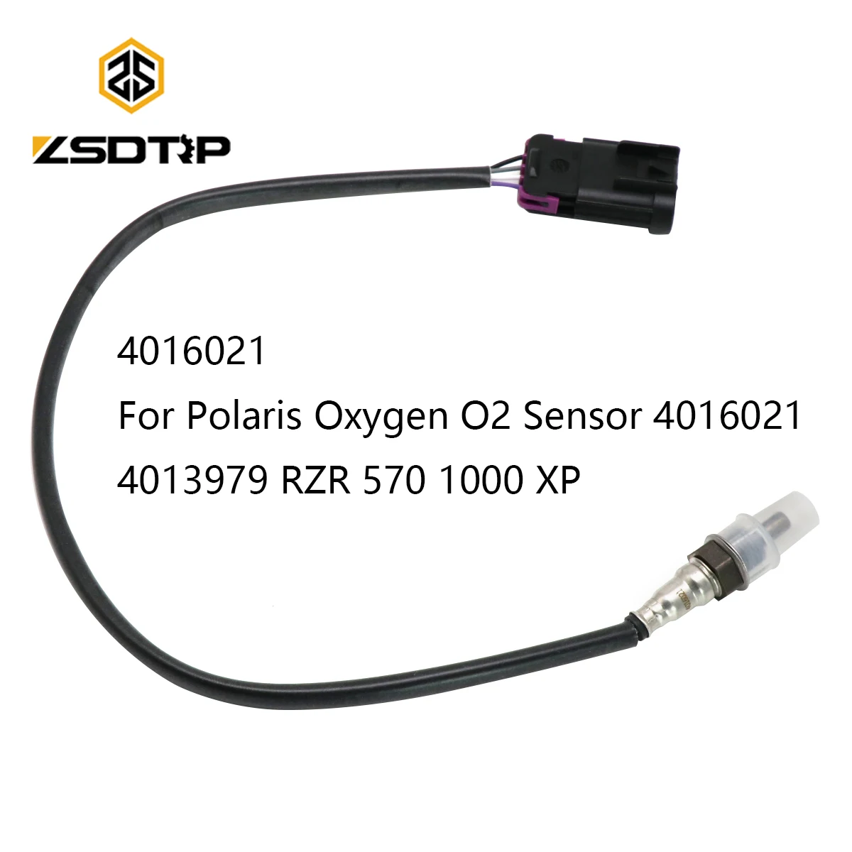 ZSDTRP Oxygen Sensor 4016021 Exhaust System Oxygen Sensor For Polaris Oxygen O2 Sensor 4016021 4013979 RZR 570 1000 XP