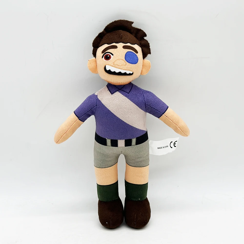 

Плюшевая плюшевая игрушка Elio для мальчика с фиолетовой одеждой, плюшевая игрушка с забавным мультяшным периферийным изображением, подарок на день рождения для фаната и детей