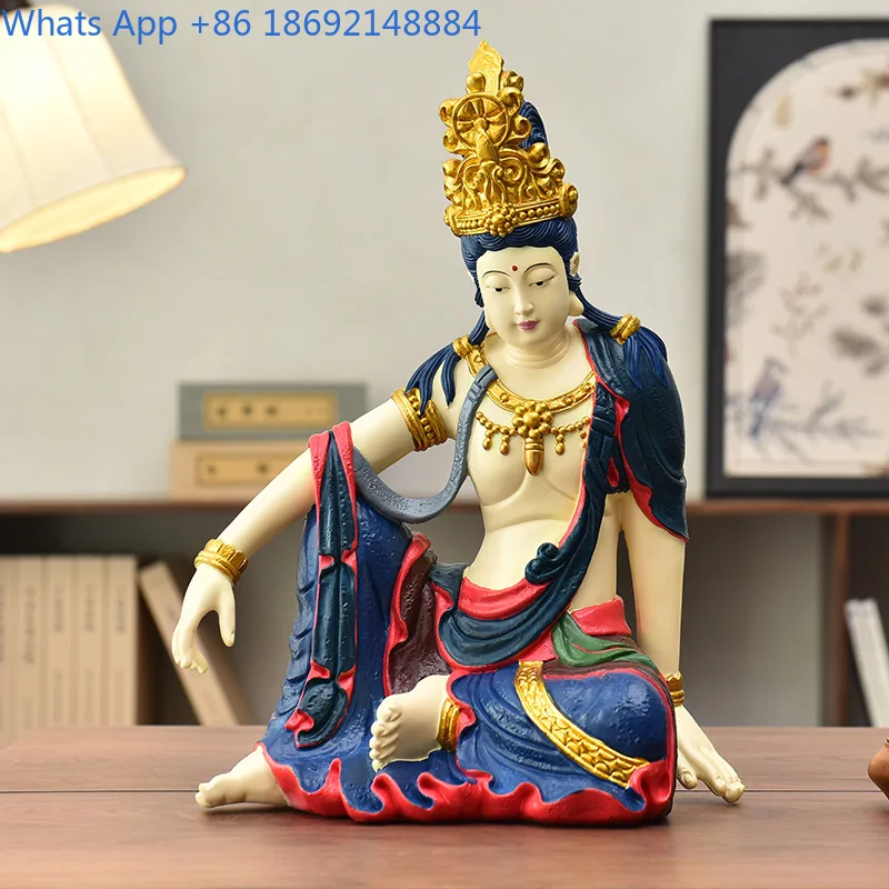 

Chinese-style Buddha Statue Ornament Zen Chinese Style High-end Tea Room Decoration