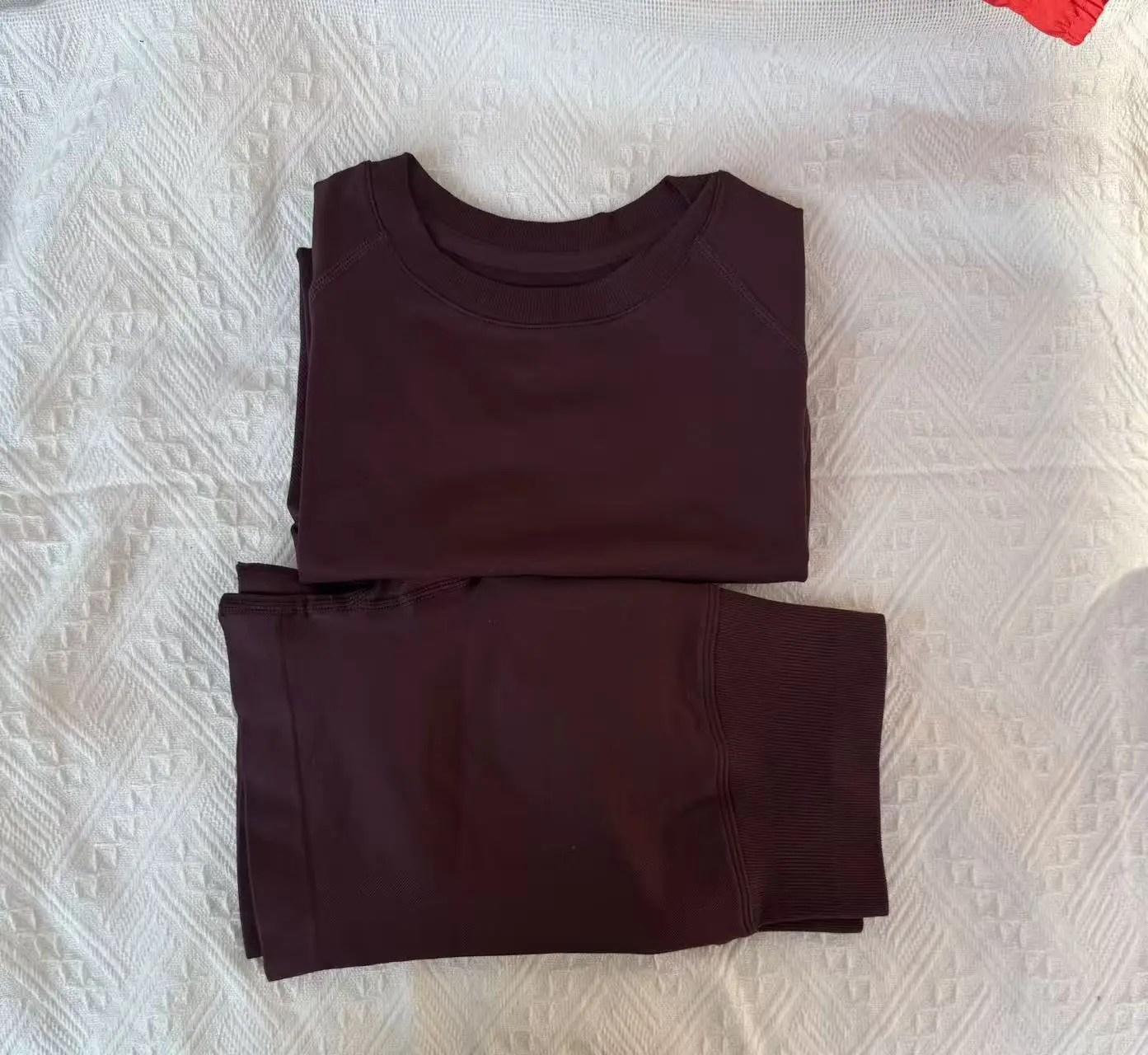 Nieuwe DFYZHE Running Fitness Set Ronde Hals Korte Mouw Naadloze Yoga Top T-shirt Fitness Set T-shirt Shorts 2-delige set