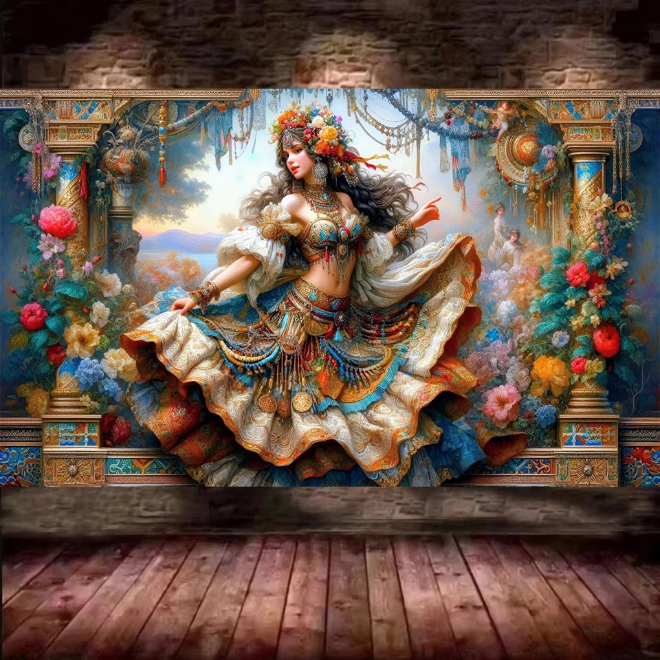 

Красивая женщина, новинка 2026 года, большой размер, полная квадратная круглая 5d алмазная живопись, сделай сам, алмазная художественная мозаика, вышивка для домашнего декора