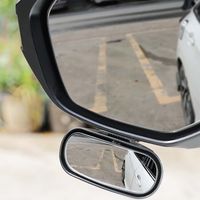 Curved Mirror Parking Auxiliary Reversing Auxiliary Mirror Car Rear View Mirror Wide Angle Side Rear Mirrors Blind Spot Mirror