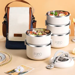 Portable Hermetic Thermal Lunch Box office Adults school Student Insulated Bento Box 304 Stainless Steel Lunchbox