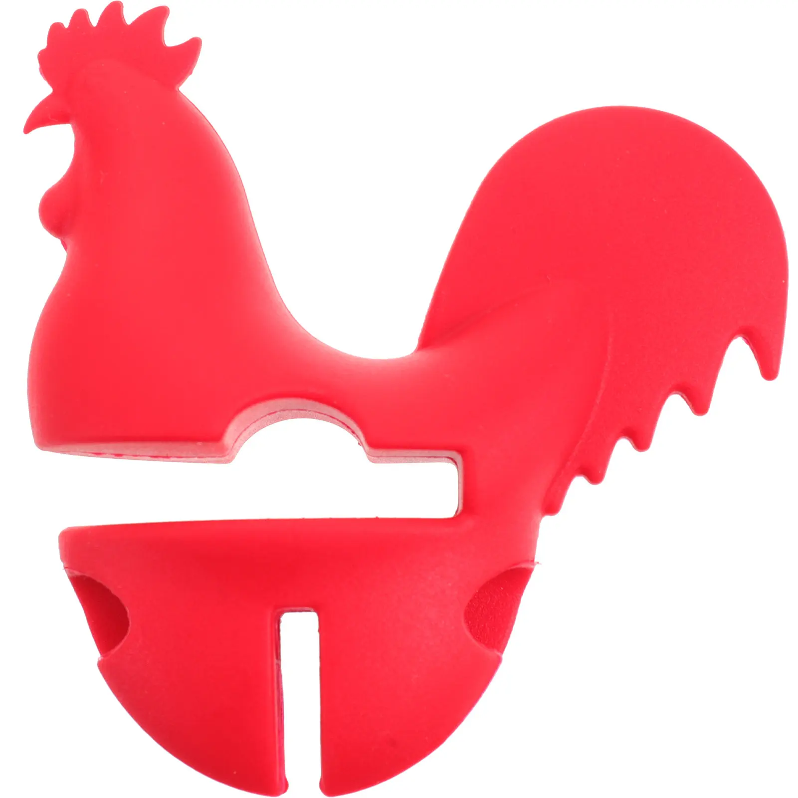 Rooster Silicone Spill-Proof Pot Lid Lifter – Decorative Boil Stopper for Kitchen, Heat-Resistant & Easy-Grip