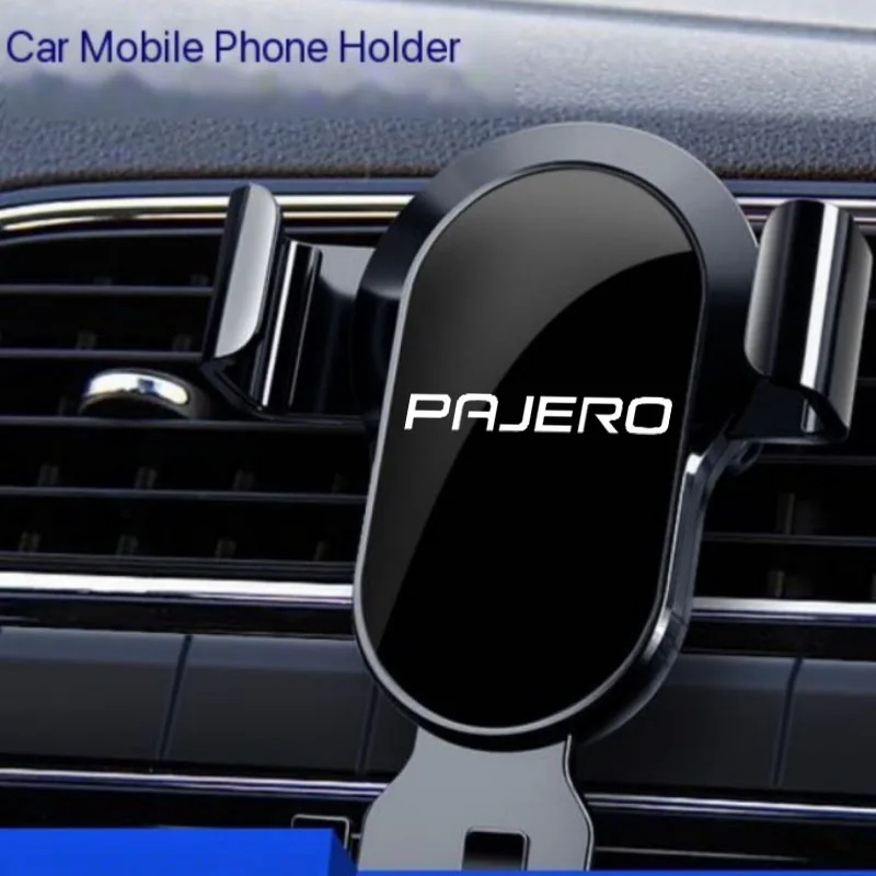 Gravity Car Phone Holder Mobile Phone Clip Holder Stand Bracket CD Slot Holder for MITSUBISHI Pajero 1 2 3 4  Auto Accessories