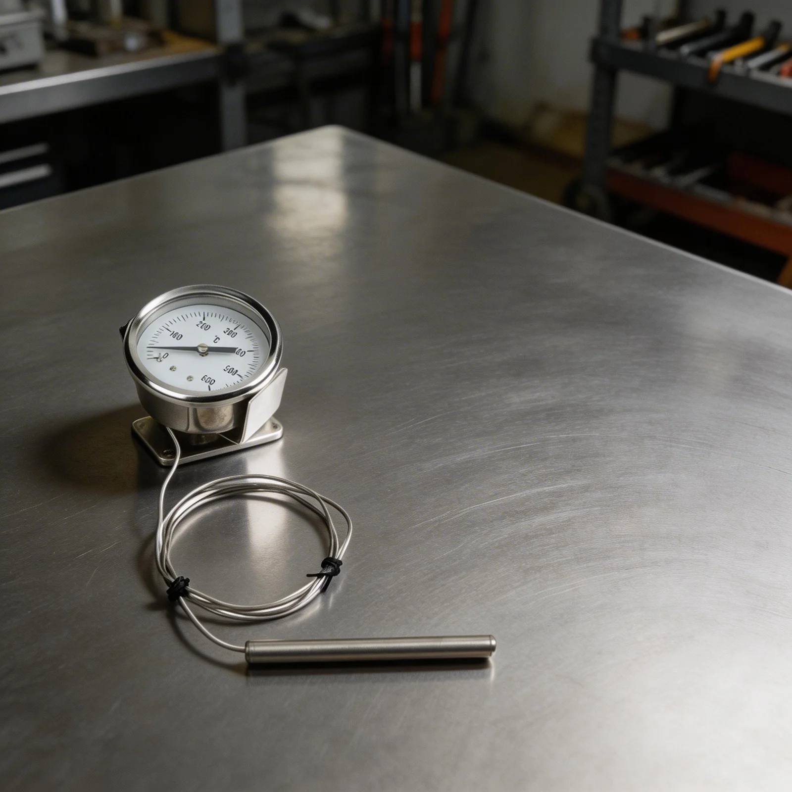 Probe Thermometer Stainless Steel Thermometer Wide Temperature Range Hassle-Free Setup Accurate Temperature Measurement