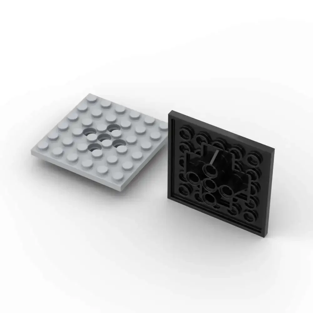 MOC 1PCS Part Bricks 73110 Modified 6x6 Plate Building Blocks Kit With 5 Pin Holes Board  DIY Puzzle Particle Birthday Kids Gift