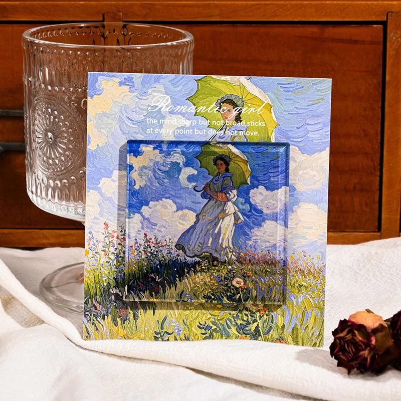 Art Fridge Magnet Nordic Famous Painting Magnet Decorative Art Magnet Soft For Home Decor Metal Surface Office Decor