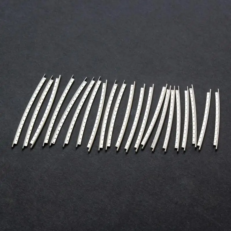 

11UE 21Pcs/set Stainless Steel 2.7mm Width 21 Frets Guitar Fret Wires Fretwire Sets