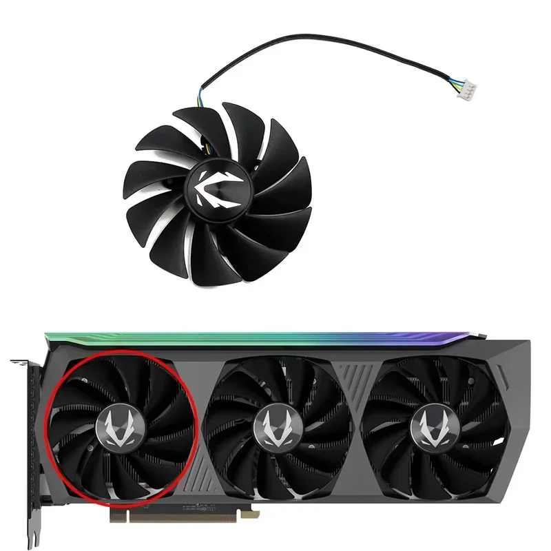 88MM 4Pin GPU Cooling Fan GA92S2U For ZOTAC RTX3070Ti 3080 3090 Trinity OC Graphics Video Card