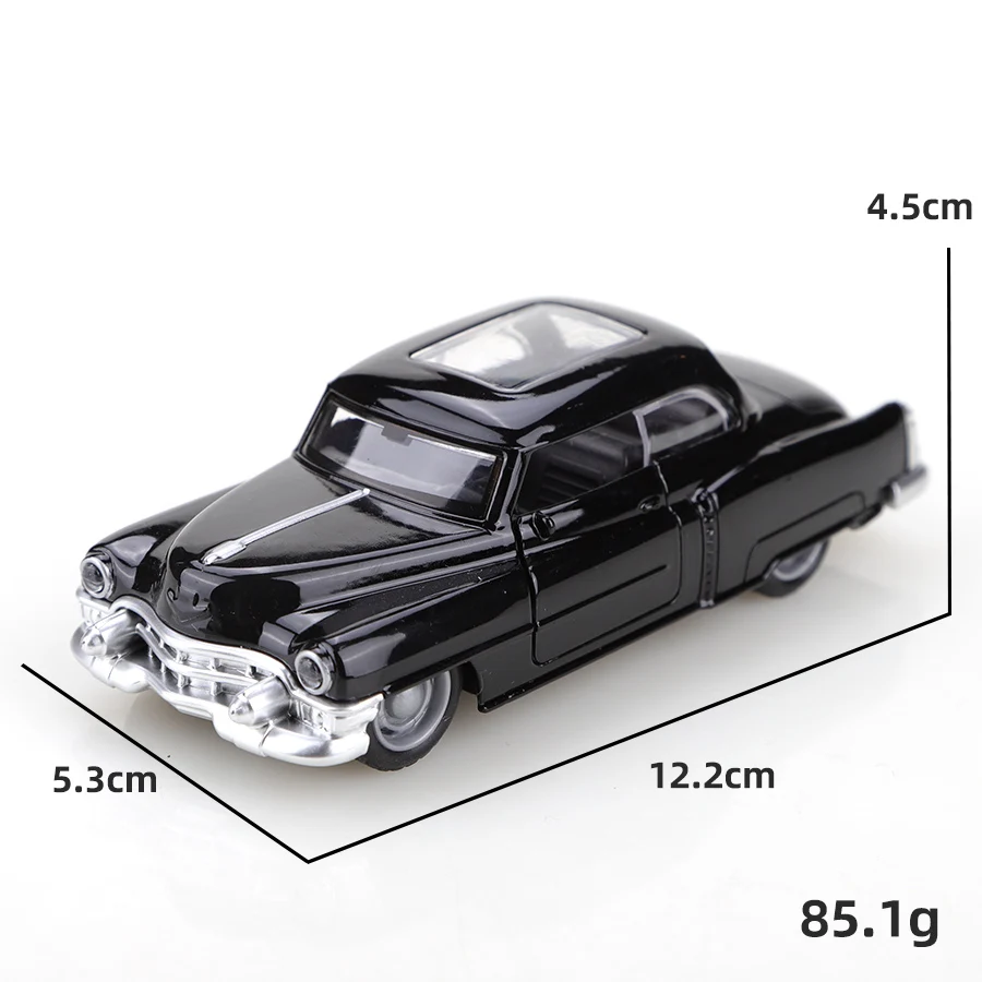 (Bagged) 1/36 Scale Series 62 Three-Door Pullback Car Model, Die-Cast Metal, Retro Style Boy Toy, Three Doors Can Be Opened. view 2