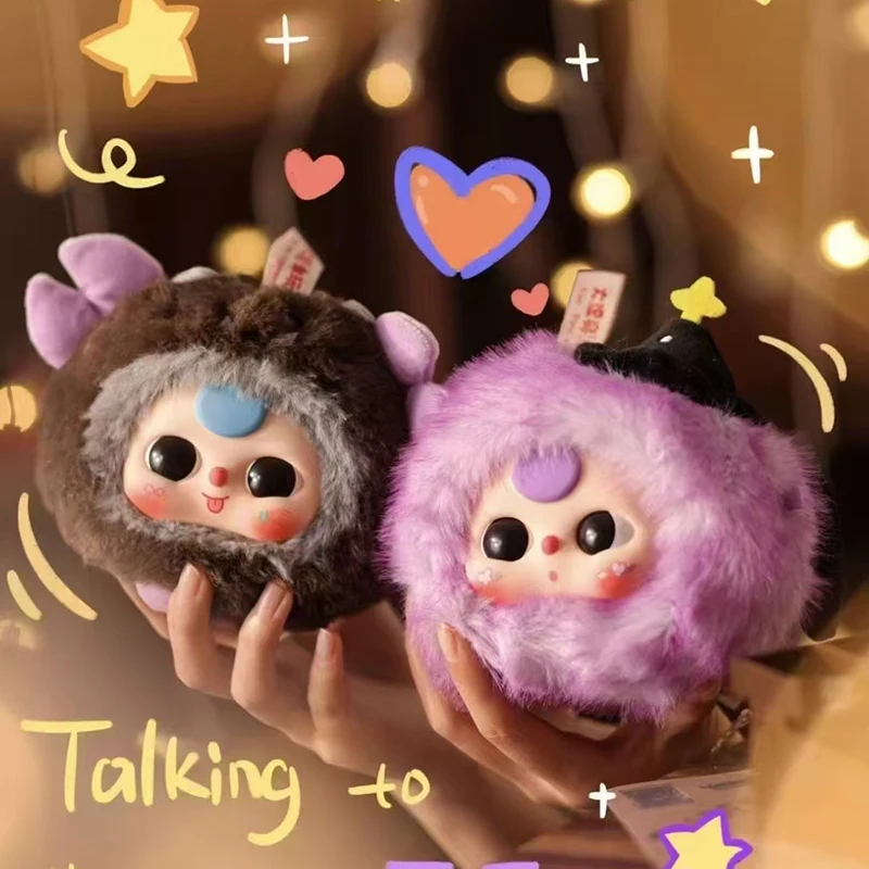 Baby Three Twelve Constellations Series Blind Box Toys Mystery Box Kawaii Vinyl Doll Plush Doll Surprise Toy Christmas Gift