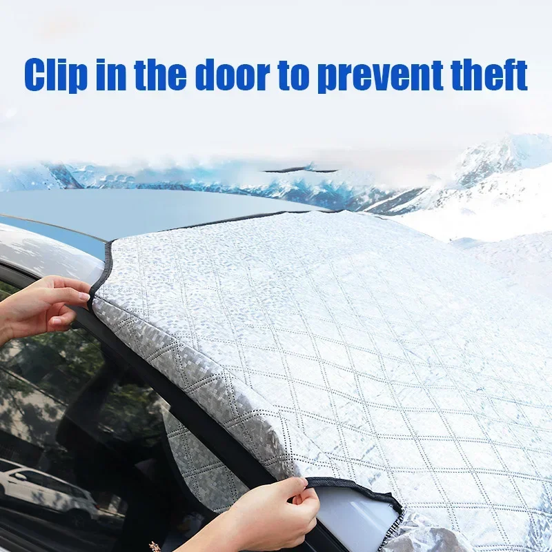 For opel meriva b 2009 2010 2011 2012 2013 2014 2015 2016 Thick Magnetic Anti Frost Freezing Car Snow Cover Windshield Sunshades