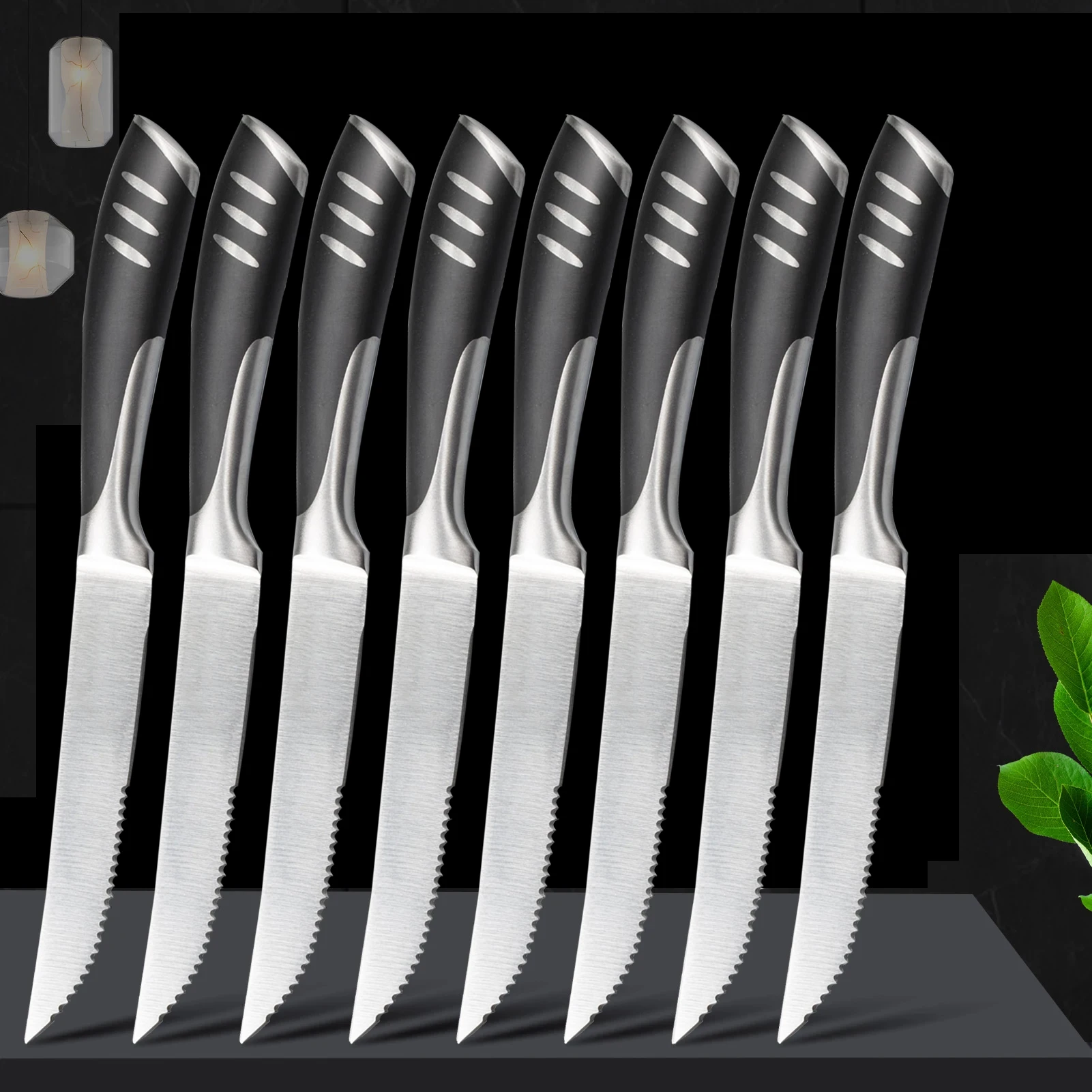 Steak knife Cutlery Kitchen Accessories Tools Table Knife Stainless Steel serrated steak knife Kitchen Knife 4/6/8/ piece set