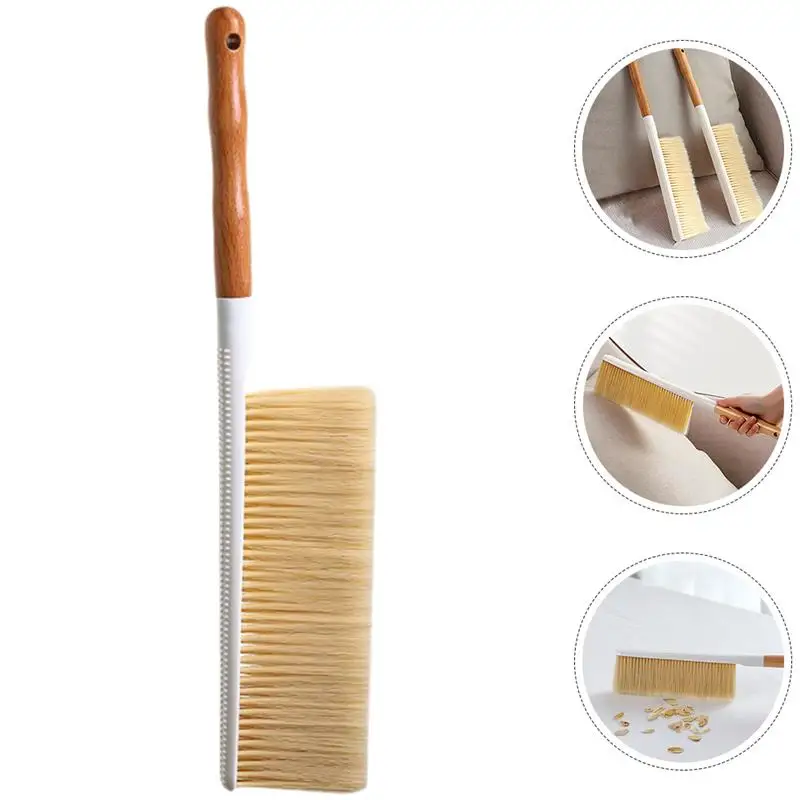 Bench Brush Soft Cleaning Sand Dusting Handheld Broom Bristle Whisk Brooms Small Long Handle