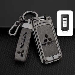 For Mitsubishi Xpander Outlander ASX Pajero Eclipse Cross Montero Zinc Alloy Key Covers Remote Car Key Case Cover Keyless Shell