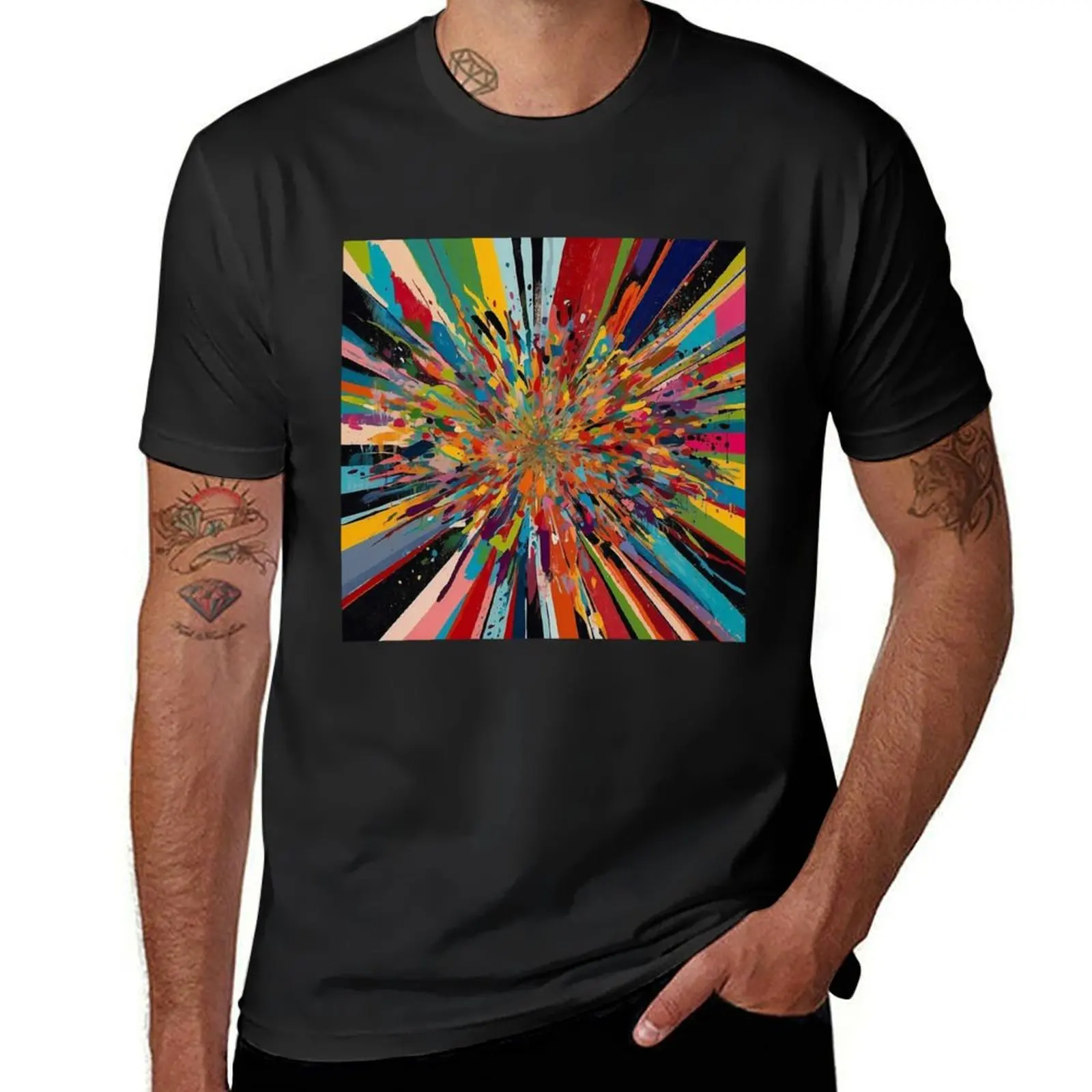 Fusion Art 270 T-Shirt plus size tops vintage blanks men clothing