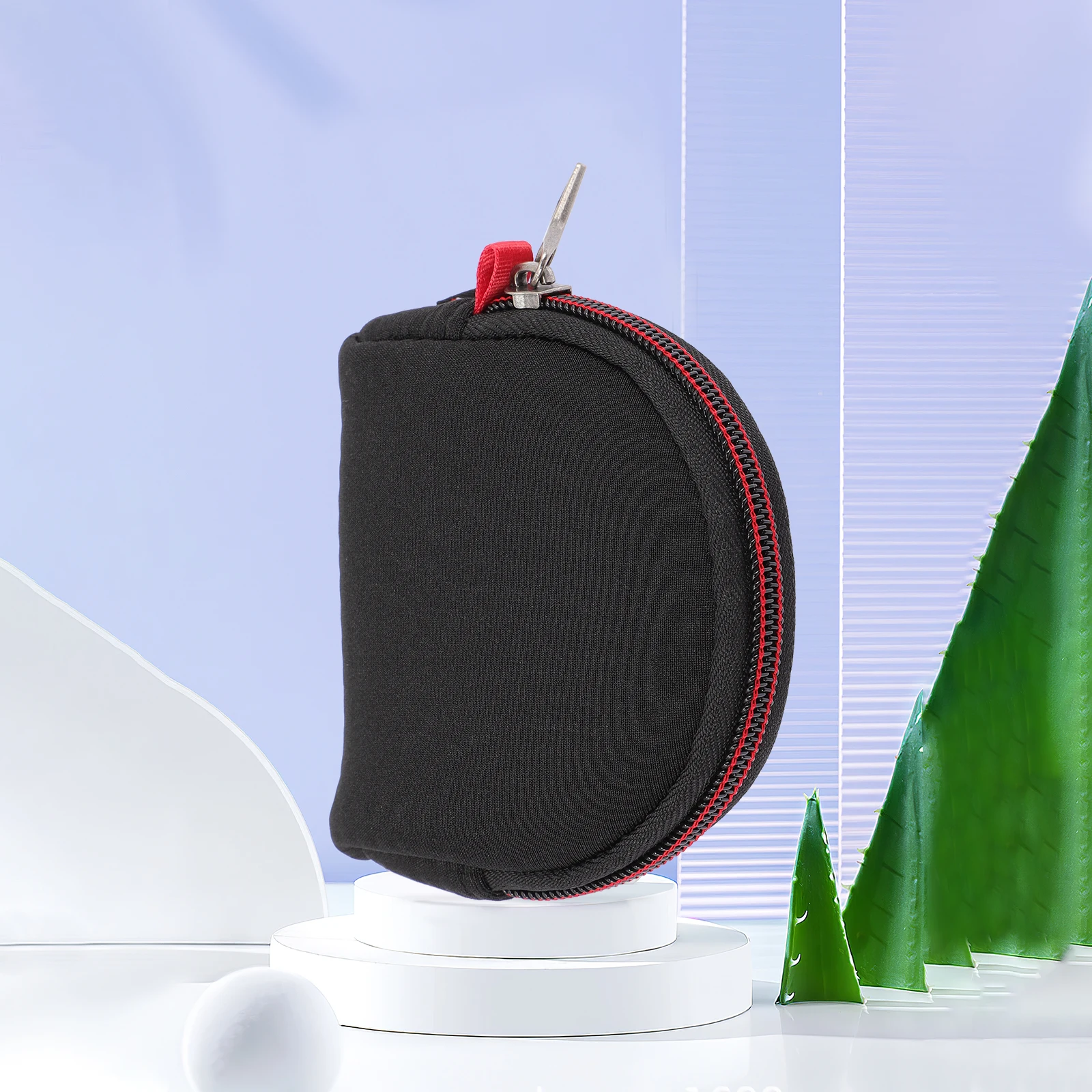 

Portable Camera Filter Storage Bag Pouch Black Random Zip Lens Caps Accessories Travel Case Foldable Camera Pack