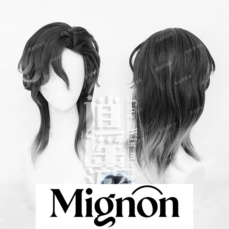 

Identity V Knight Косплей Парик Моделирование Кожа Головы Топ Короткие Волосы Волчий Хвост Подарок на Хэллоуин