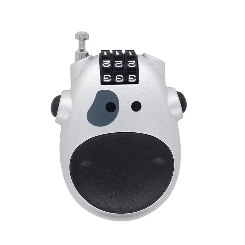 

Cute Cow Combination Lock 3 Digit Combination Stroller Lock Stroller Combination Security Code Lock