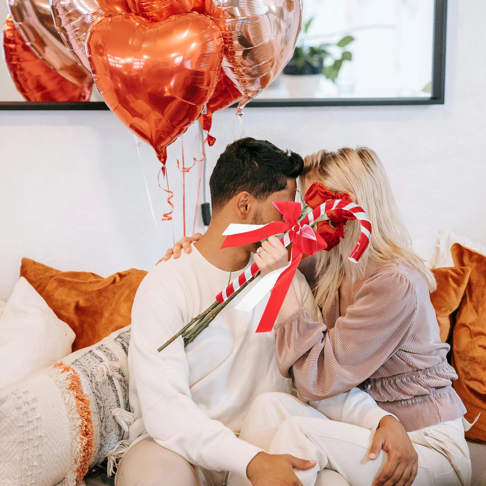 

1pc Butterfly Knot Cane Unique Design Party Cosplay Prop Costume Accessory Birthday Photo Booth Props Decorative Candy Cane