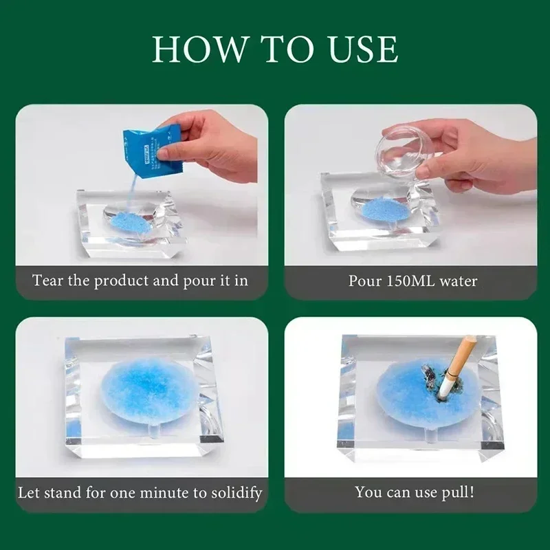 30PCS Smoke Removal Sand Ashtray Cleaner Soot Cleaner Remove Smoke Smell Control Sand Indoor Restaurant Smoke