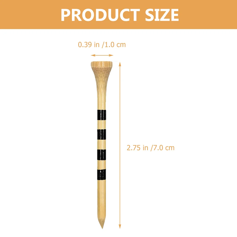 100 قطعة من الكرات البلاستيكية الاحترافية أوتاد الجولف القابلة للاستبدال المتينة لملحقات الجولف في الهواء الطلق
