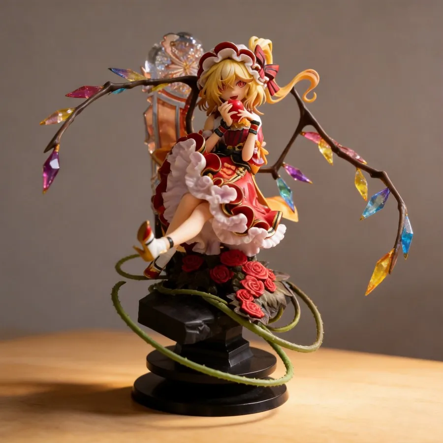 

Touhou Project Flandre Scarlet Figure 22cm - Anime Girl Scene Model Collectible Decoration Gift