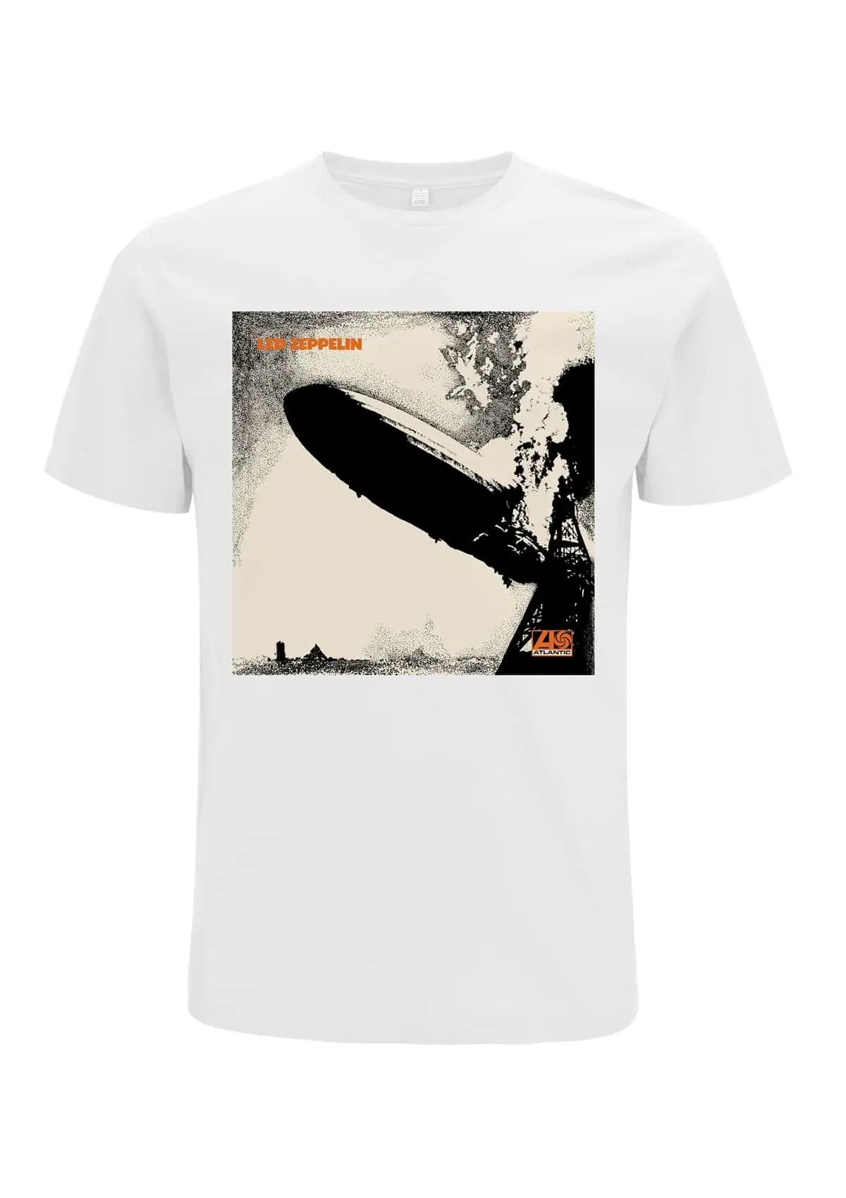 Led Zeppelin Hindenburg Luftschiff-Grafik-T-Shirt – Iconic Band Symbol Print Bekleidung für klassische Rock-Fans T-Shirt