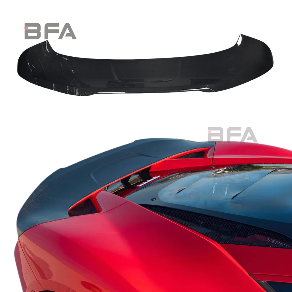

Suitable for Ferrari F8 Upgraded Dry Carbon Fibre Tail 1016 Style Rear Spoiler Rear Fixed Wing Body Kit