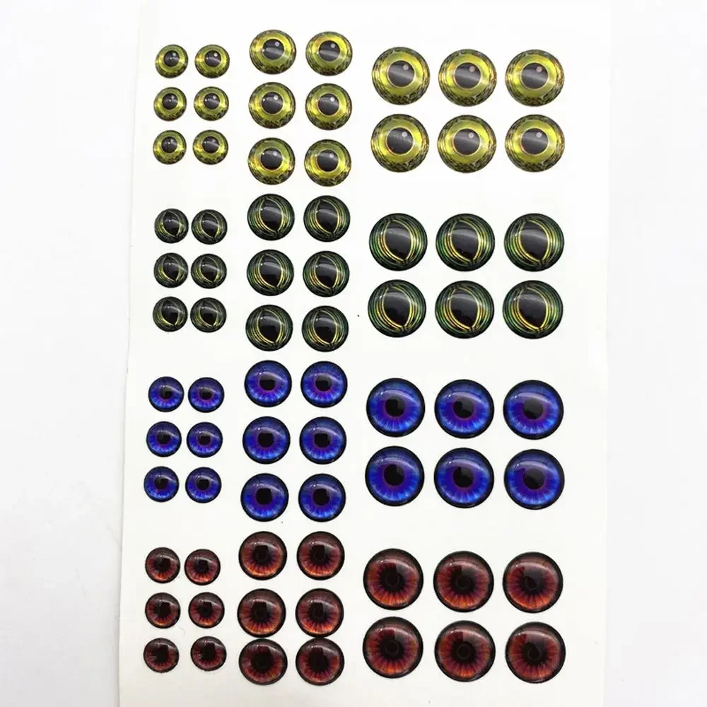 Fly Fishing Simulation Fishing Eyes Sticker 3D 4D 5D Fishing Lure Eyes Artificial Fish Eyes Lure Fish Eyes 3D Fish Eyes