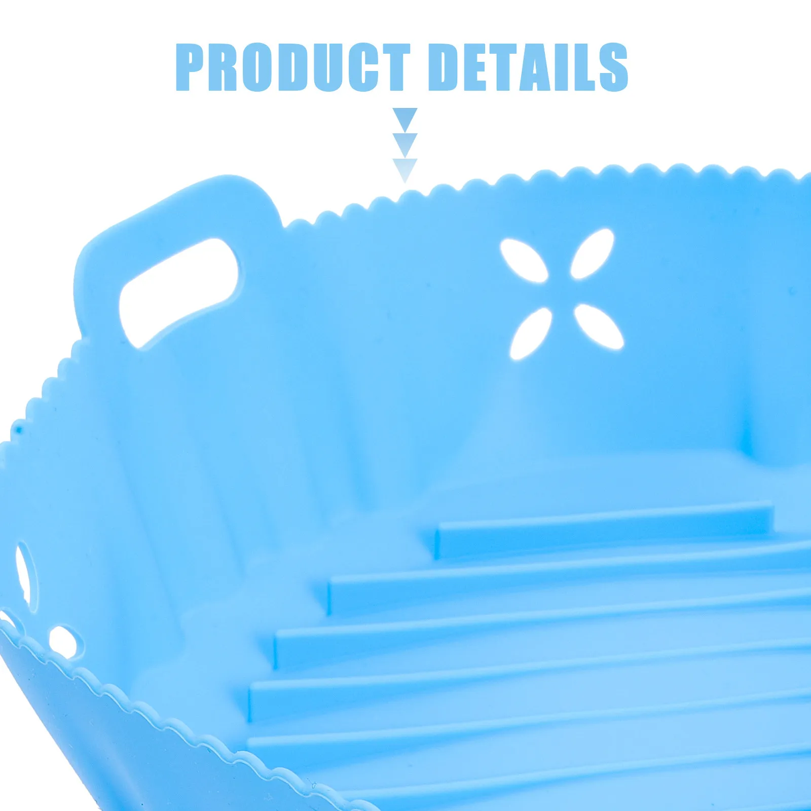 Forro de Silicone Reutilizável para Fritadeira a Ar, Tapete Antiaderente Resistente ao Calor para Fritadeiras Redondas, Fornos, Micro-ondas e Fogões