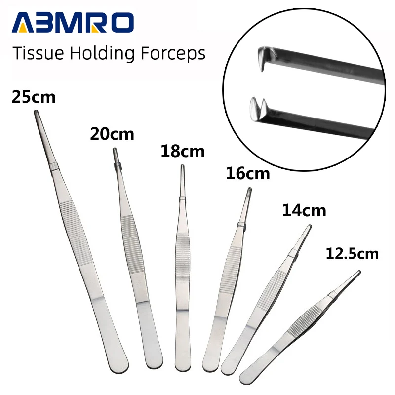 Pinças de Pinça de Curativo Médico Surgical Home Organization Hook 12.525cm Hook 1×2 Aço Inoxidável