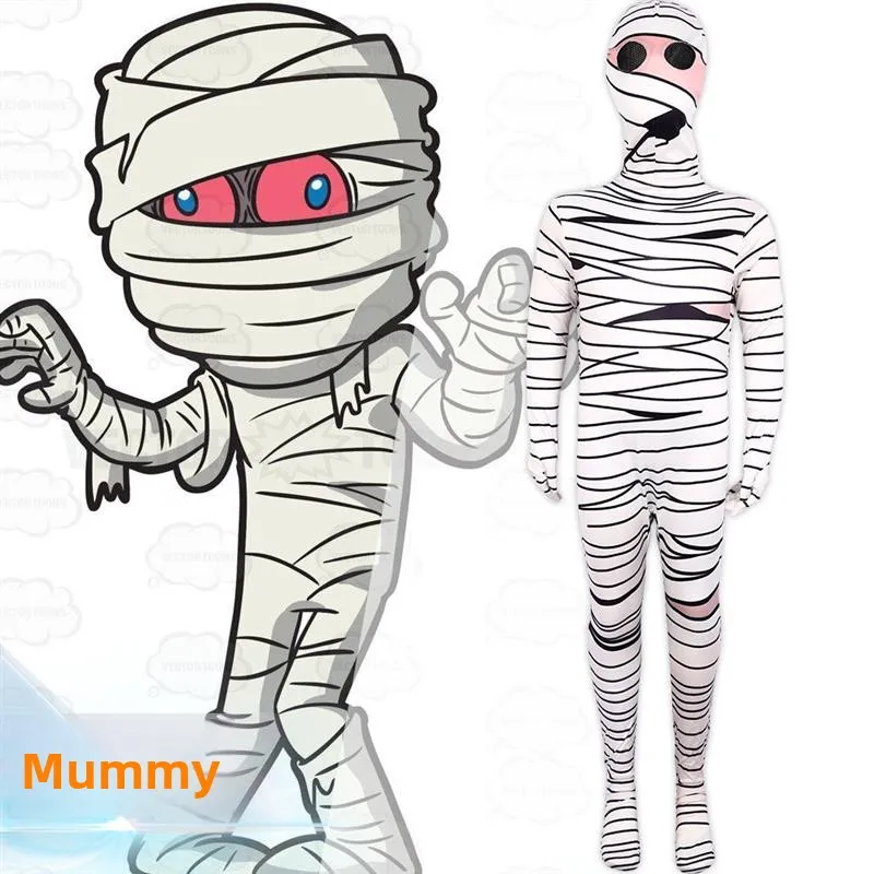 Halloween Mummy Cosplay Costume Stage Performance Role-playing Funny Outfit Women's Traditional Chinese Clothing