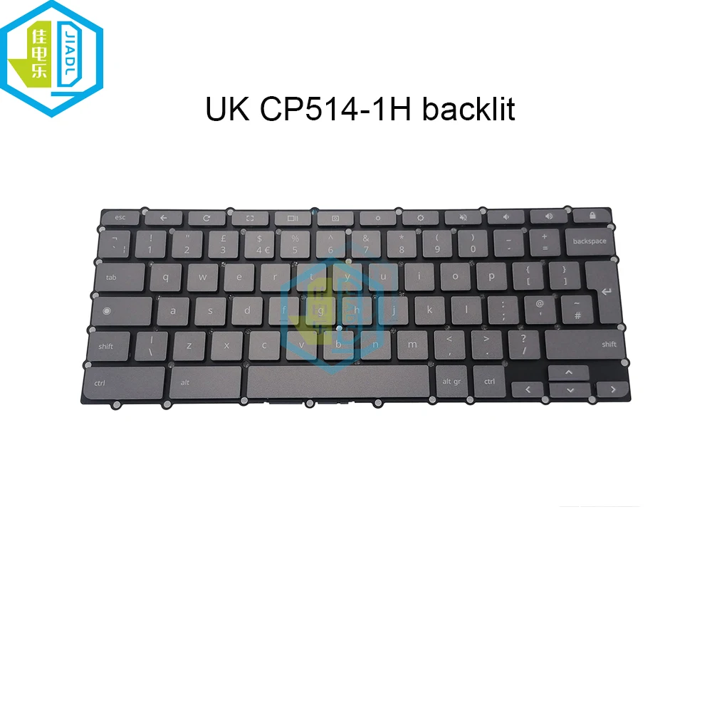 Teclado Retroiluminado para Acer Chromebook Spin 514 uk gb Cp5141h Cp514-1ht Nki131320b Teclados de Retroiluminação Peças do pc Portátil