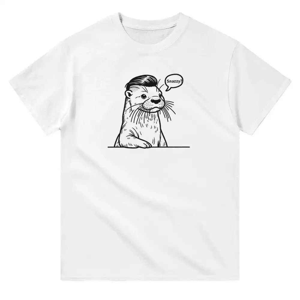 

Puzzled Undercut Otter T Shirt Animal Lover Funny S For Him Her