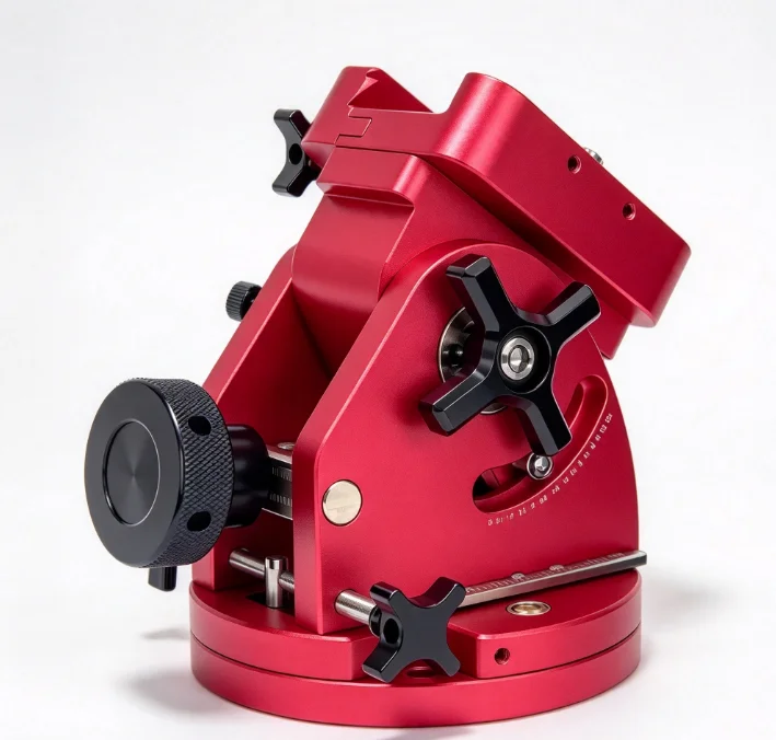 Latitude Adjustment Base Equatorial Mount Wedge Tripod Adapter Plate Stand Platform Bracket Holder for Astronomical Telescope