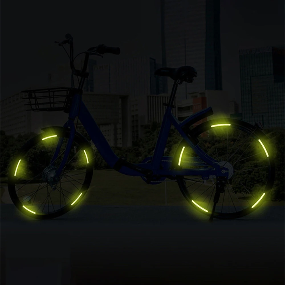 NEWCar 허브 반사 스티커, 자동차 및 오토바이 타이어용 장식 스트립, 자동차 액세서리