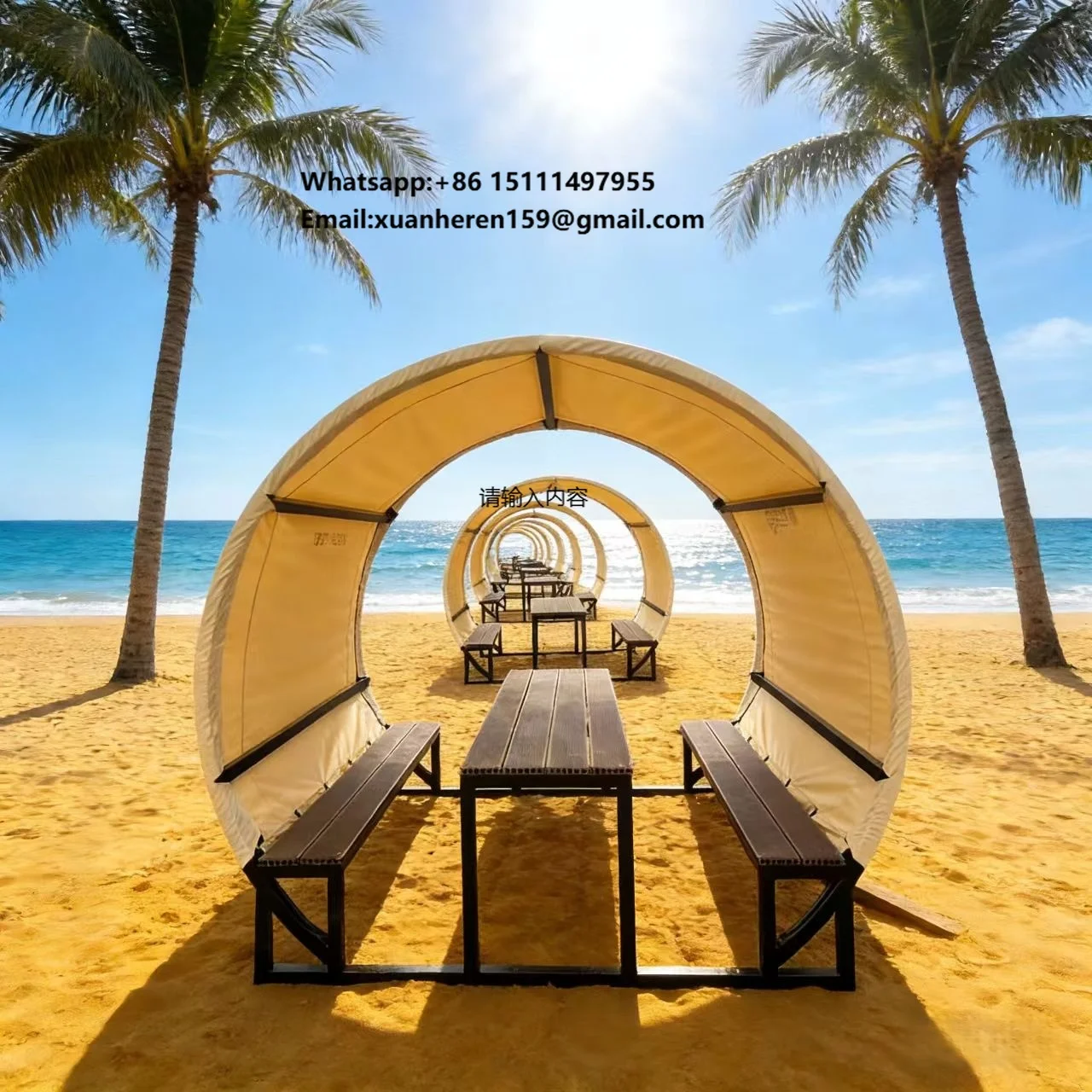 

Waterproof Easy Setup Tent Luxury Camping Tent for Restaurant Scenic Area Custom Outdoor Small Event Tent with Table Chair