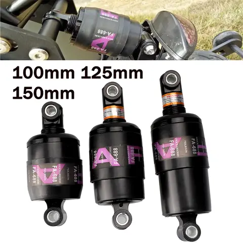 100mm/125mm/150mm Electric Scooter Shock Absorber Mountain Bike Oil Spring MEROCA Bicycle Rear Shock Absorber