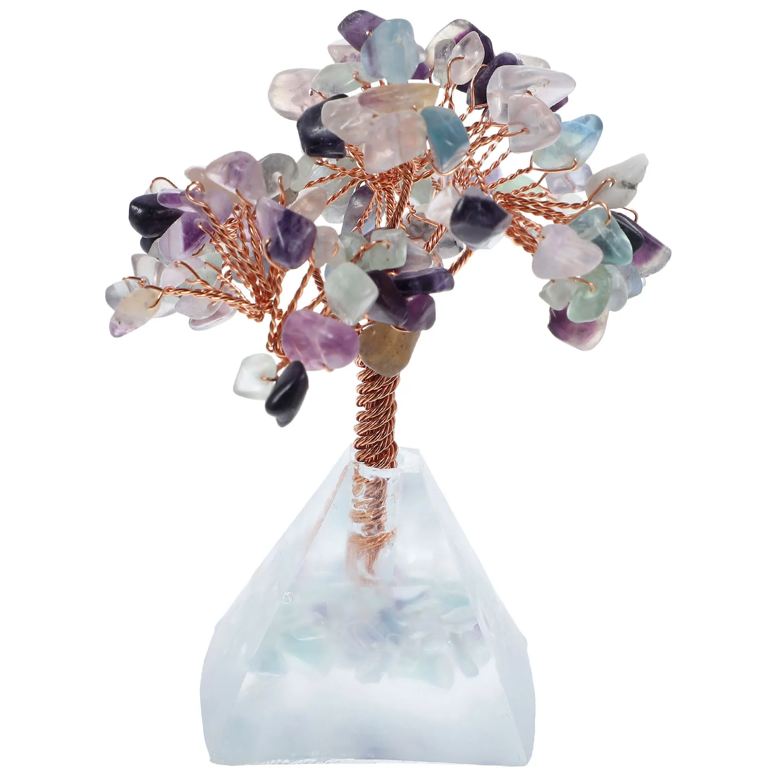 

Exquisite Crystal Tree Decor Delicate Tabletop Ornament Stylish Home Office Decoration Unique Gift Choice Crystal Tree Craft