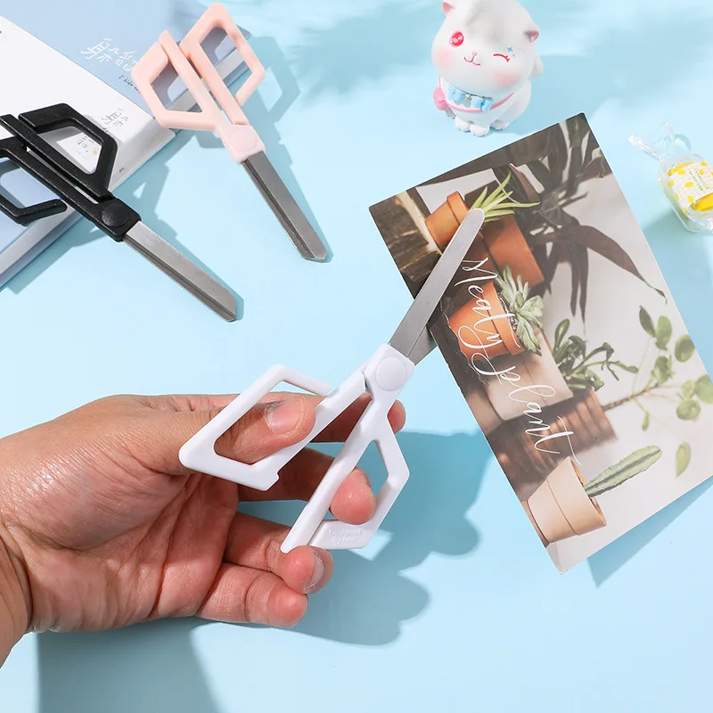 الكورية Instagram نمط الحد الأدنى مقص المكتب المنزلي طالب المتوسطة DIY بها بنفسك حساب اليد ورقة قطع مقص مقص الأعمال #3