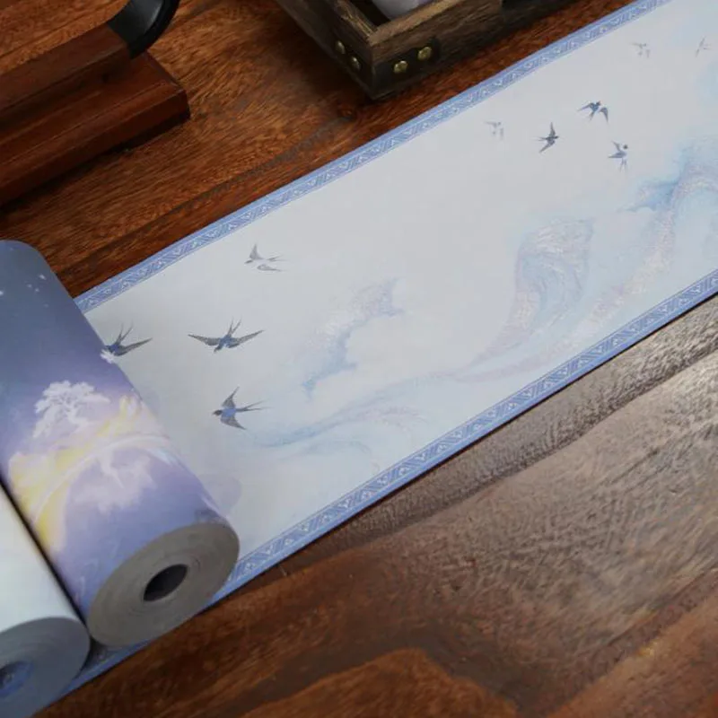 Semi-Raw Semi-Ripe Rice Paper, Half-Cooked Xuan Paper for Soft Brush Writing, Chinese Calligraphy Art Paper Roll