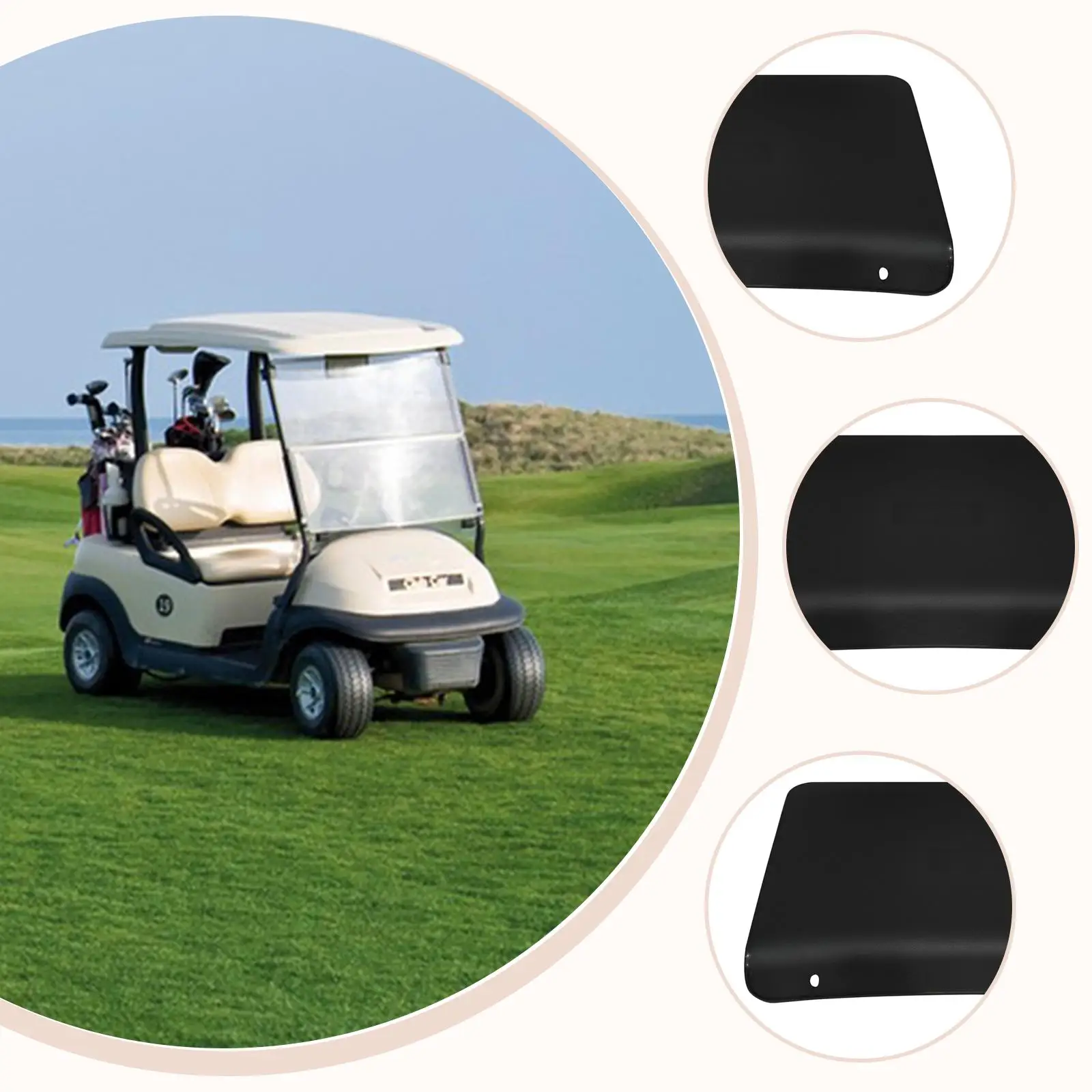 

Golf Club Cars Cover High Strength PP Protective Golf Cart Accessories Component for Club Cars 1013032
